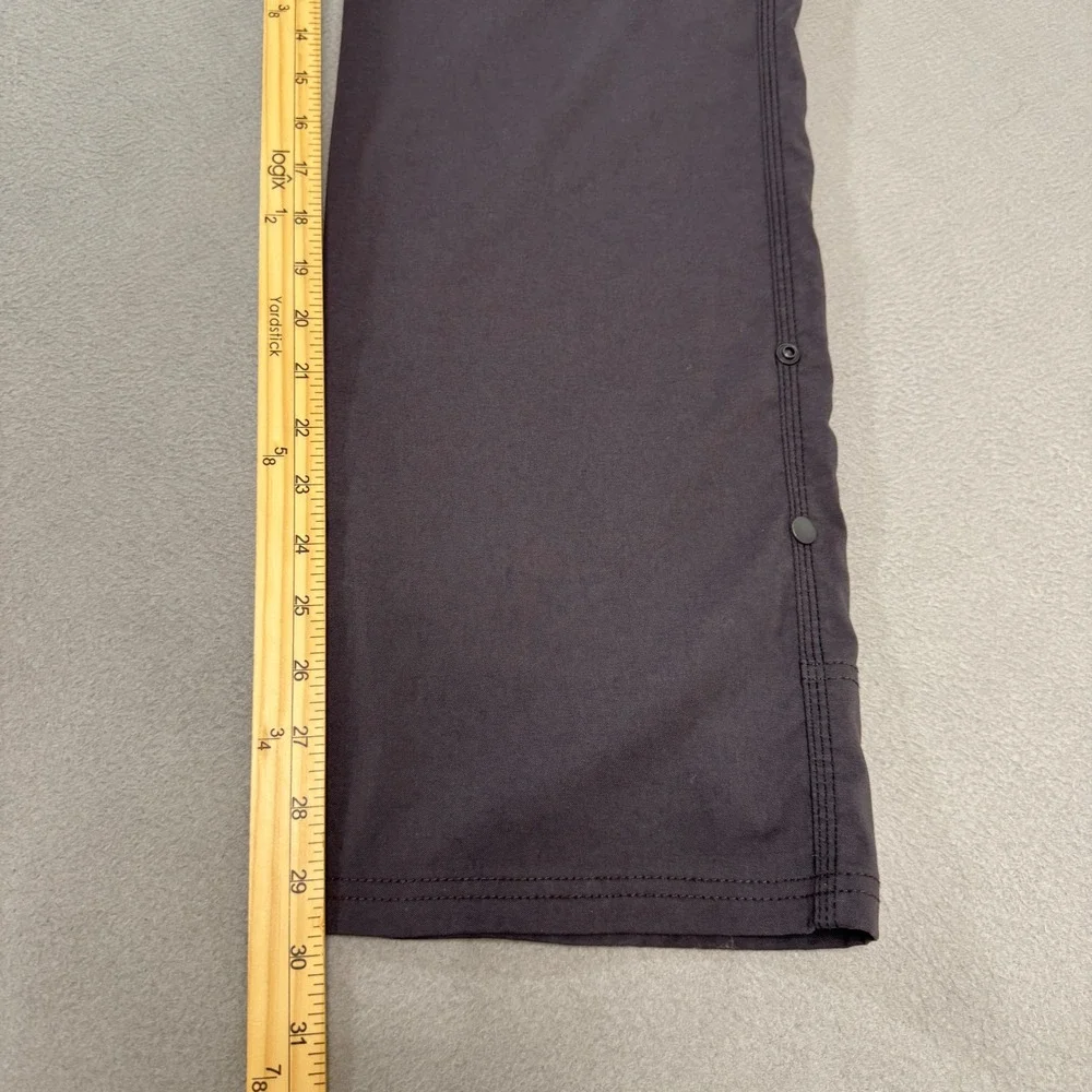 Prana Zion Cargo Pants Mens 33x30 Gray Nylon Stretch Hiking Climbing Outdoor
